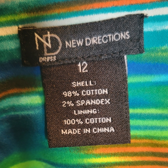 size 12 New directions watercolor effect dress - Picture 6 of 6